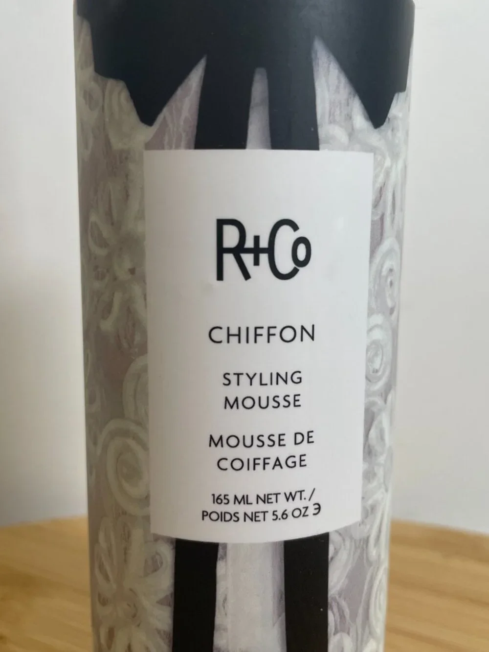 R+Co Chiffon Styling Mousse 5.6 oz Vegan UV Protection Volume Shine Lightweight